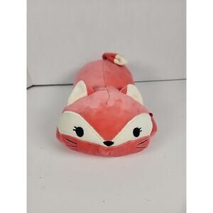 Squishmallows KellyToy Red Fifi Fox Plush Stuffed Toy Hot Pink Coral 13"